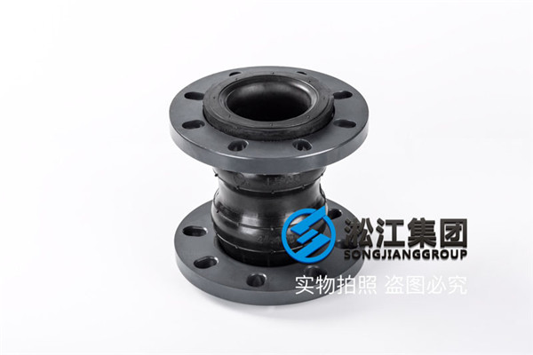 華能德州工廠閥后管道PVC，DN100，雙球橡膠接頭