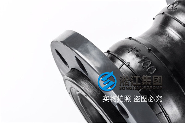 華能德州工廠閥后管道PVC，DN100，雙球橡膠接頭