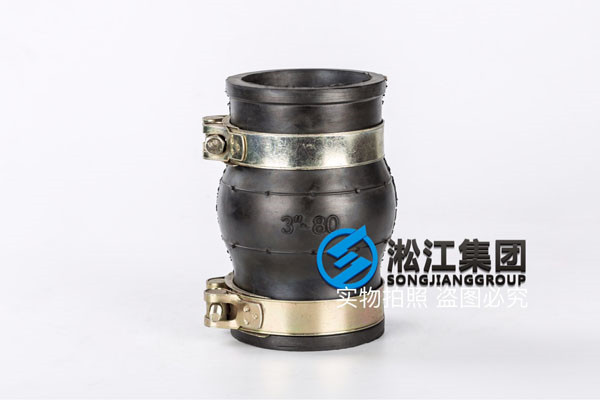 吸水管卡箍橡膠接頭,內徑100mm和114mm,長度200mm,壁厚:6mm