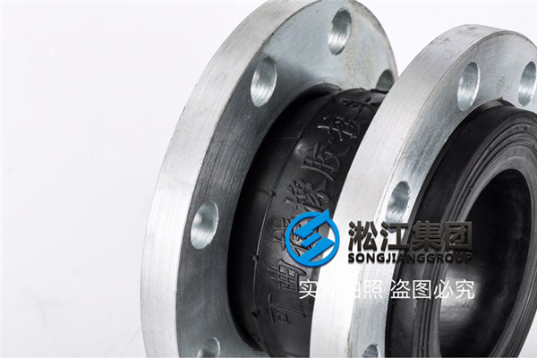 江蘇輸泵站城西污水廠125，DIN德標16kg橡膠伸縮接頭