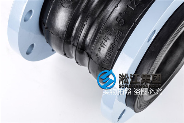 海南省雙球體橡膠接頭，DN250MM，法蘭片304不銹鋼